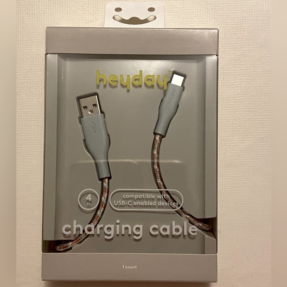 Heyday USB to USB-C Charging Cable